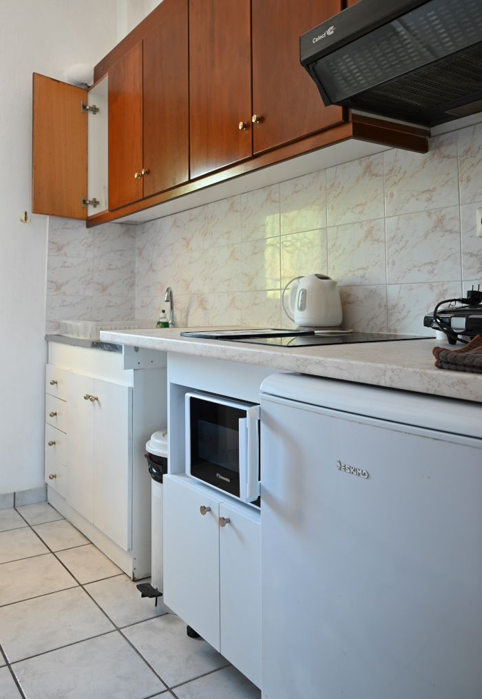 Economy studios - cooking amenities studios roumanis - kitchenette