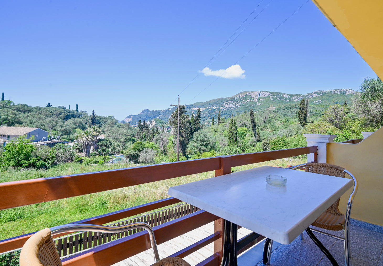 All studios have private balcony Roumanis studios balconies